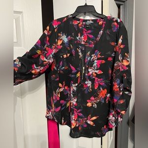 Torrid chiffon 3/4 sleeve top.